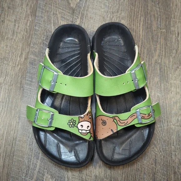 Birkis by Birkenstock Woodby Green Horse Arizona EUR 39 US Women 8 Men 6 Rare - Picture 5 of 13